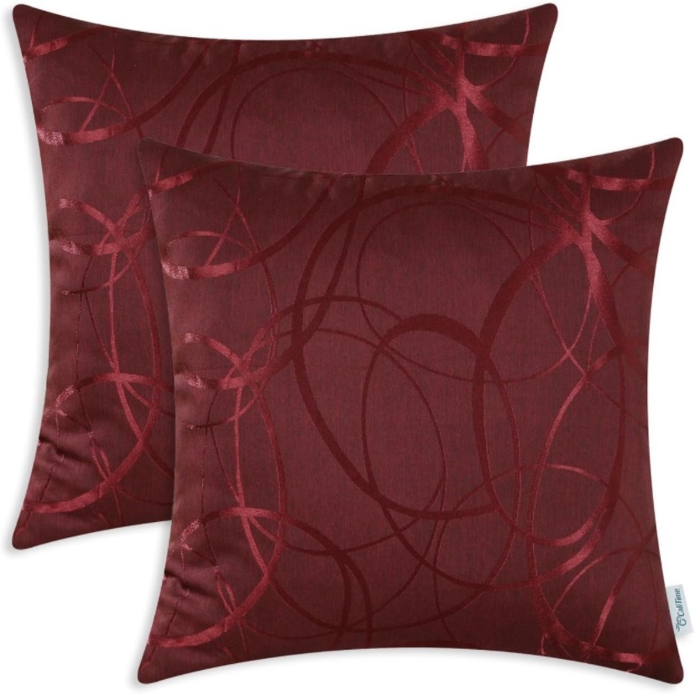 CaliTime Pack of 2 Throw Pillow Covers Cases for Couch Sofa Home Decoration Vint